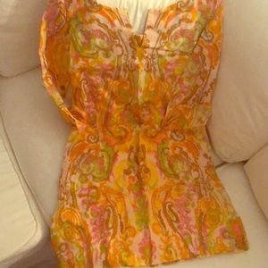 J Crew Classic Antonia Bohemian Tunic Dress